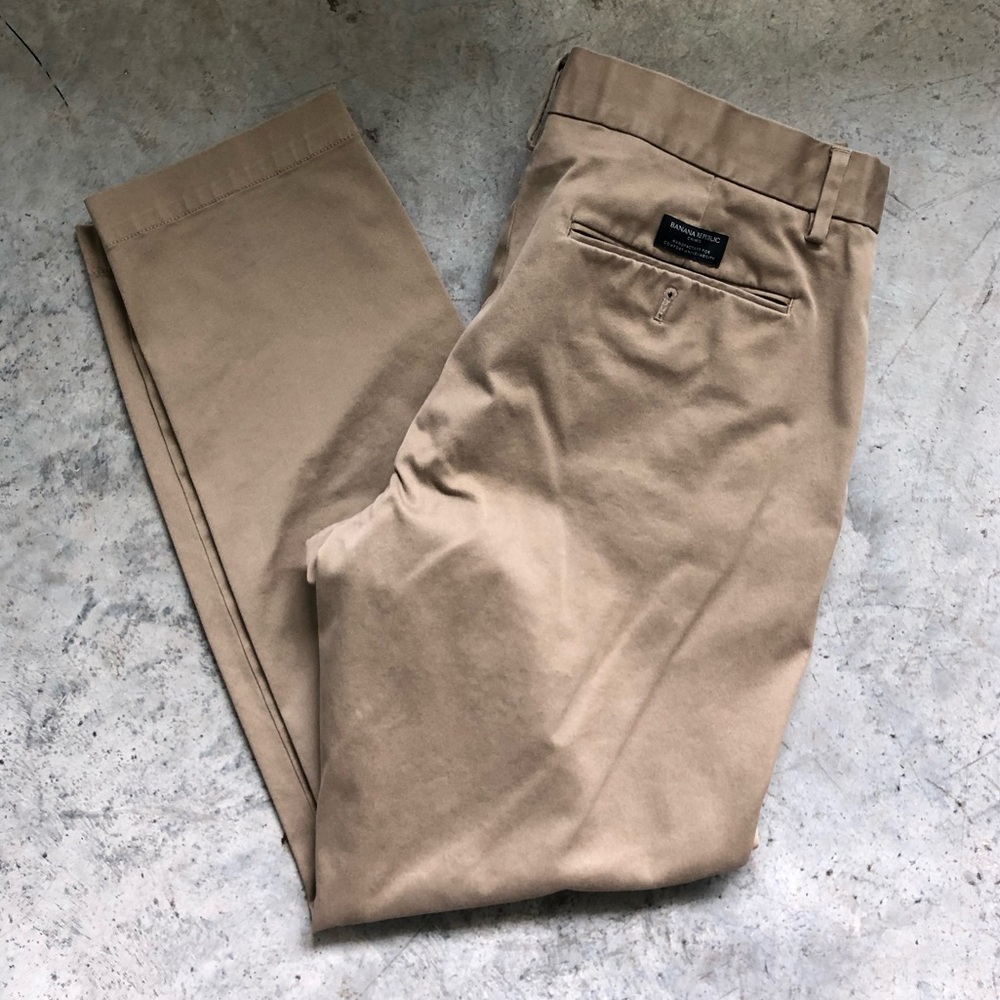 Men’s Khaki Banana Republic Chinos